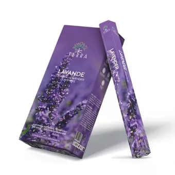 Kadzidło Terra Lavender hexa bez węgla drzewnego 30gr