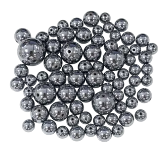 Opakowanie okrągłych koralików terahercowych od 6 mm do 14 mm