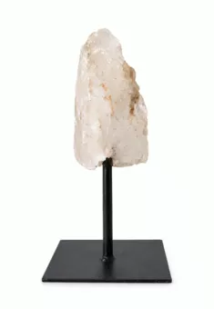 Surowy Kwarc Dymny A na Czarnym Metalowym Stojaku 17-20 cm 400-500 g