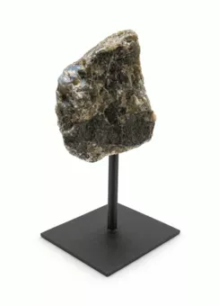 Labradoryt A Surowy na Czarnej Metalowej Podstawie 17-20 cm 500-700 g