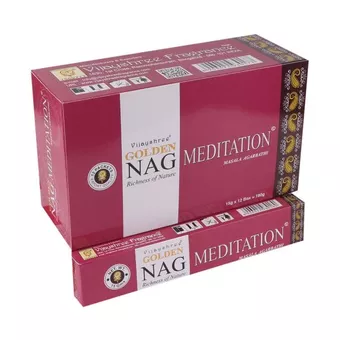 Kadzidełka Vijayshree Golden Nag Meditation 15g
