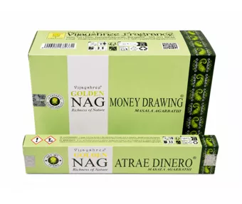 Kadzidełka Vijayshree Golden Nag Money Drawing 15g