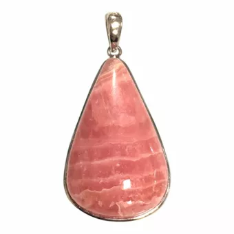 Wisiorek z rodochrozytem ze srebra próby 925, srebro AAA, 1 sztuka, 5,34 g