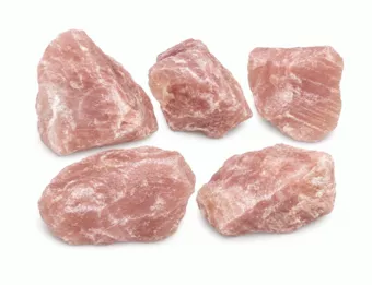 Surowy kwarc różowy AA, kamienie surowe 6-11 cm, 2 kg