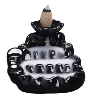 Uchwyt na kadzidełko Blackflow Ceramiczny wodospad rzeczny 10cm