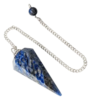 Wahadło stożkowe Lapis Lazuli o 6 ścianach