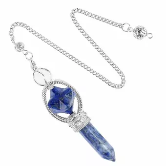 Wahadło Lapis Lazuli Merkaba 6 twarzy