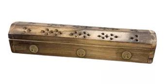 Pudełko na kadzidełka z drewna paprykowego Drzewo Życia 30 cm x 2