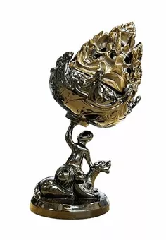 Boshan Metalowy stojak na kadzidełka 13.5 cm