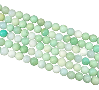 Koraliki chryzoprazowe AA 8mm na druciku 40cm