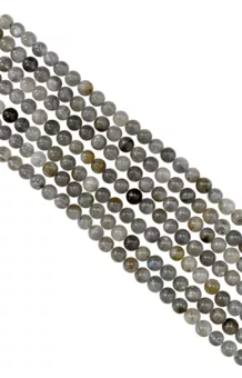 Sznur Okrągłych Koralików z Labradorytu A 3-4mm