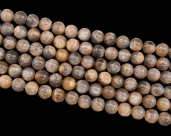 Koraliki Black Moonstone Mix AA 8mm na sznurku 40cm