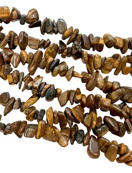 Baterie A Tiger' Eye 5-8mm na drucie 80cm