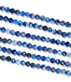 Nici Koralików Okrągłych Fasetowanych Lapis Lazuli A 3 mm