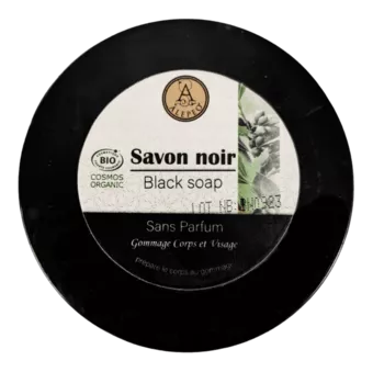 Alepeo Hammam & Peeling czarne mydło 250g