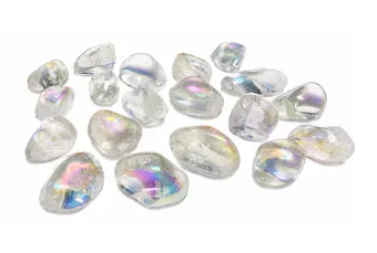 Kwarc Angel Aura A Kamienie Bębnowane 2-3cm 250g