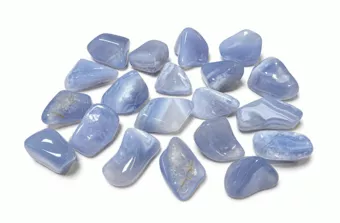 Niebieski Chalcedon z Malawi AA Kamienie Toczone 2-3 cm 250g
