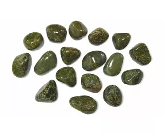 Epidot AB Kamienie Bębnowane 2-3cm 250g