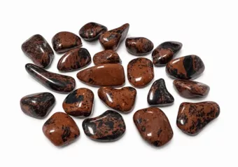 Obsydian Mahoniowy A Kamieniach Toczonych 2-3 cm 250 g