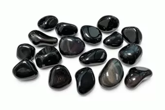 Opal Tęczowy Obsydian Oko Niebios A Kamienie Toczone 2-3 cm 250 g