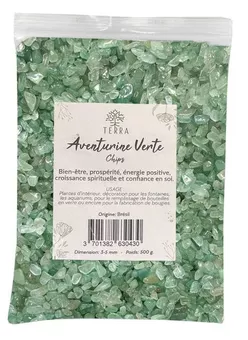 Chipsy z Naturalnego Zielonego Awenturynu A 3-5mm 500g