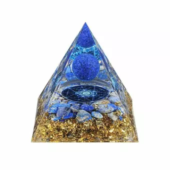 Piramida orgonitowa Lapis Lazuli Metatron