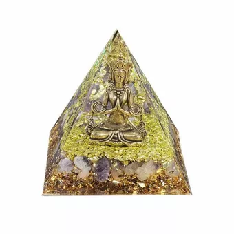 Piramida orgonitowa Shiva + Ametyst
