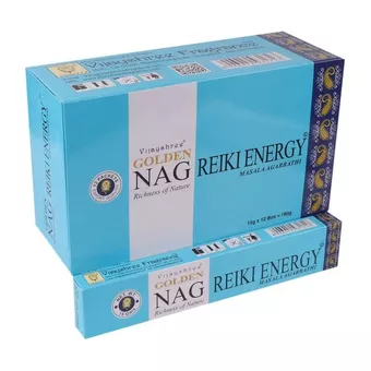 Kadzidełka Vijayshree Golden Nag Reiki Energy 15g