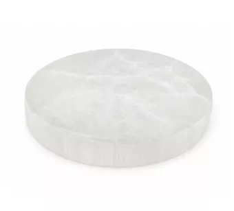 Okrągła Płytka z Selenitu 12cm