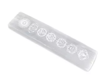 Linijka czakry selenitowej 15cm 100g