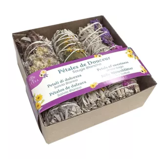 Zestaw Pakiet słodkich płatków i białej szałwii 25-30gr 10cm