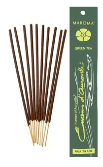 Kadzidła Auroville z zieloną herbatą 5x10 szt