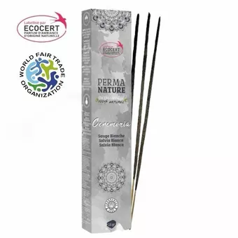 Perma Nature Ceremonia Biała Szałwia Certyfikat Ecocert-Fair Trade 15g