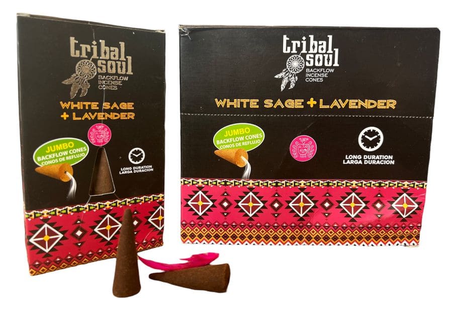 Tribal Soul Encens backflow - Sauge Blanche et Lavande