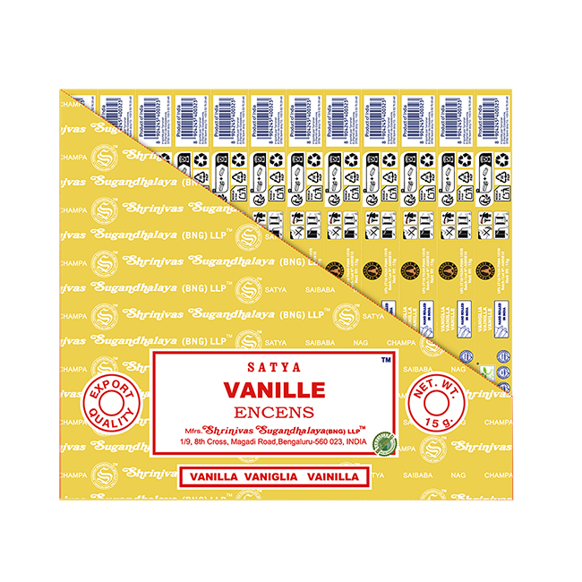 kadzidło i Kadzidełka Satya Wanilia 15g|pl