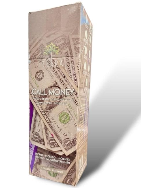 kadzidło i Kadzidło TERRA Call Money bez węgla drzewnego 12gr