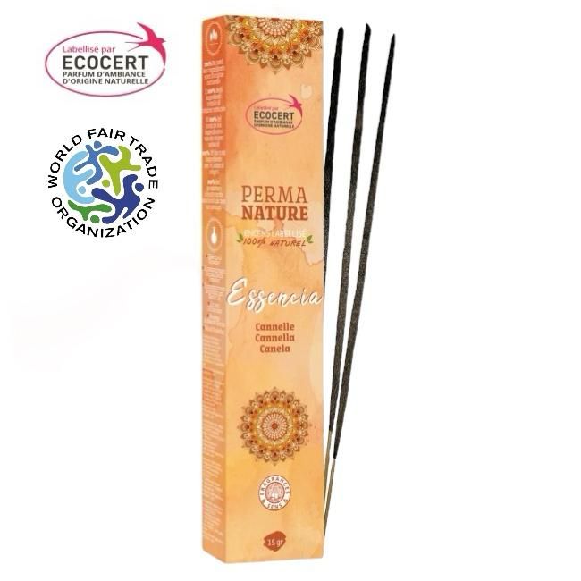 Perma Nature Essencia Cinnamon, certyfikat Ecocert-Fair Trade, 15 g