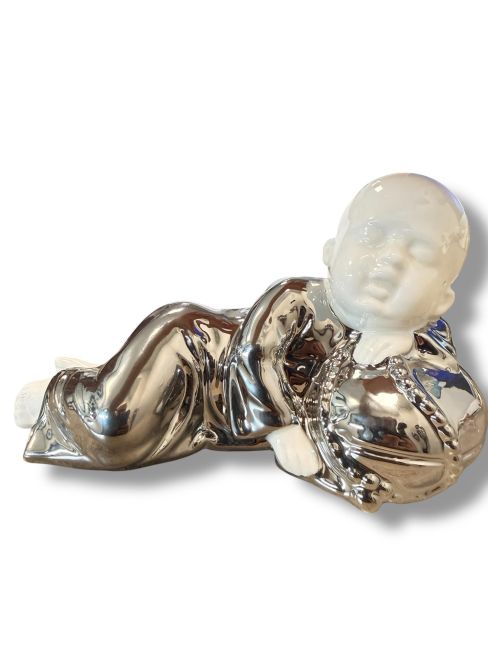 kadzidło i Ceramiczny mnich leżący 18cm|pl