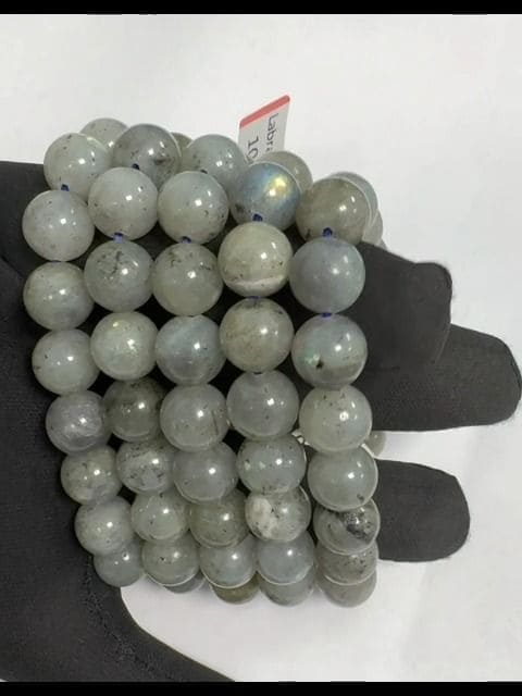 Bransoletka z koralików labradorytu 10mm