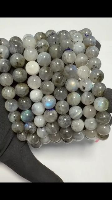 Bransoletka z labradorytu A koraliki 10mm