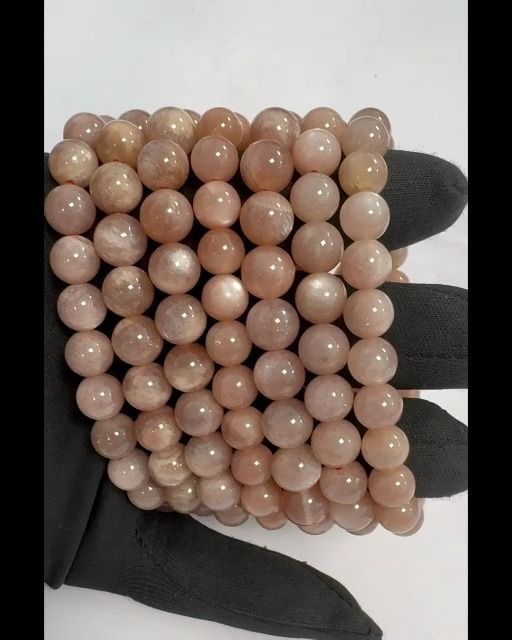 Bransoletka z kamieniami słonecznymi AA z koralikami 7,5-8,5mm