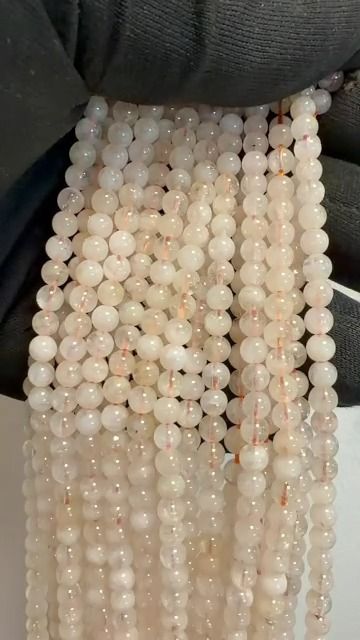 Sznur Okrągłych Koralików z Naturalnego Cytrynu AB 4-5mm
